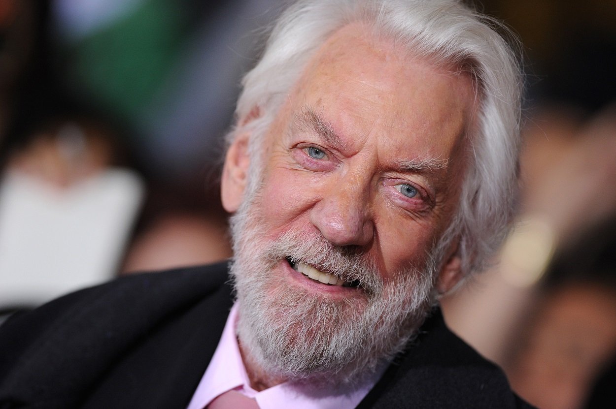 Donald Sutherland star of The Hunger Games movies