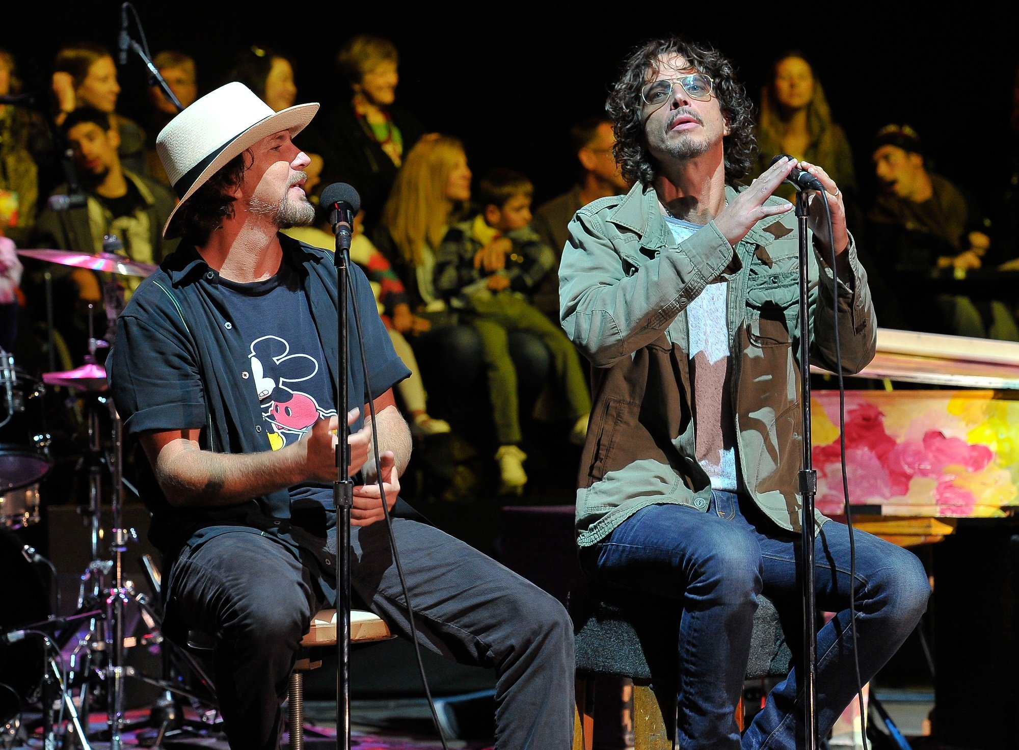 Eddie Vedder and Chris Cornell