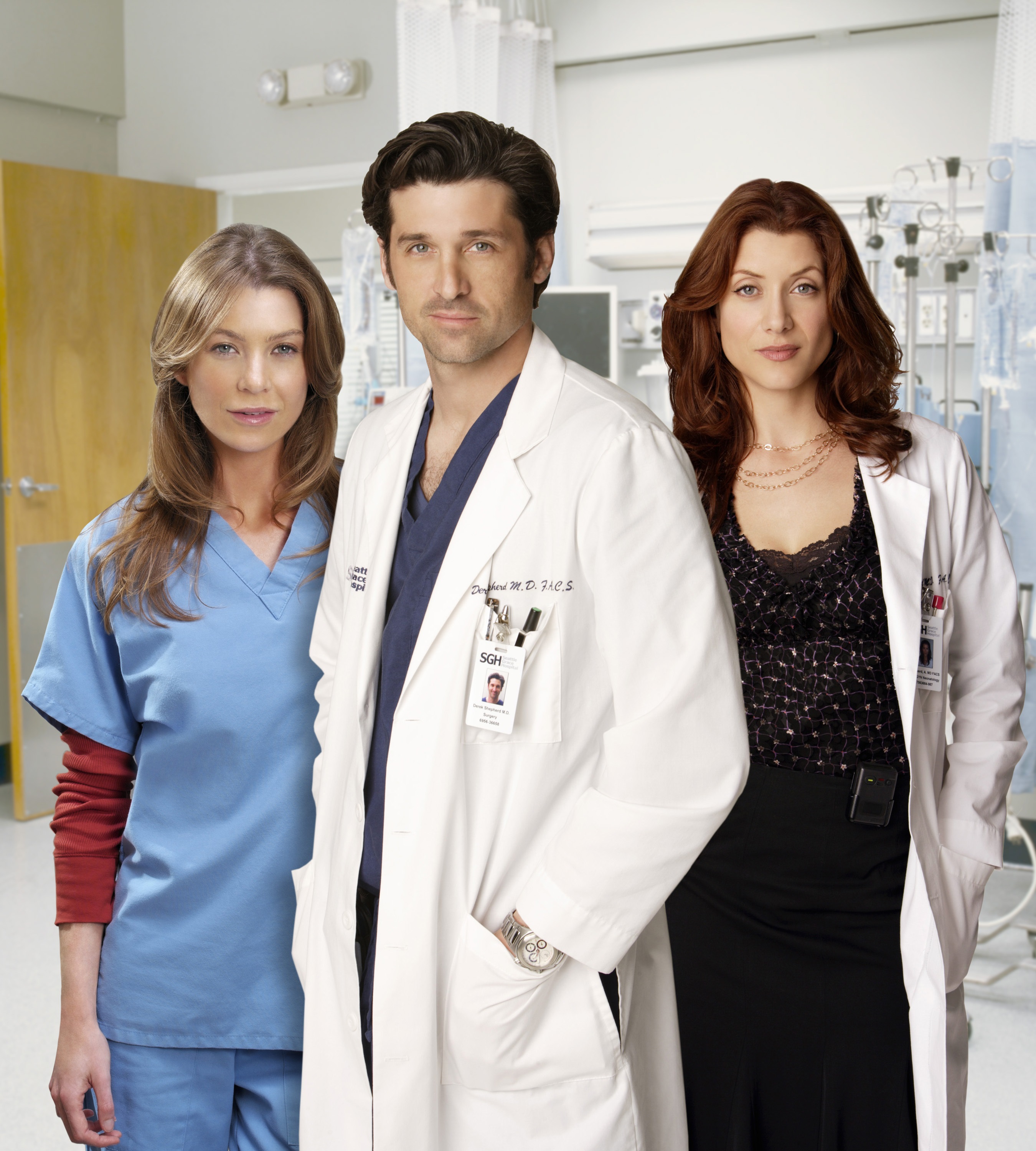 'Grey's Anatomy' stars Ellen Pompeo, Patrick Dempsey and Kate Walsh