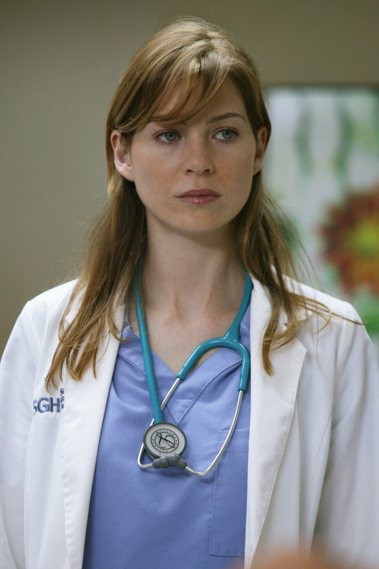 Ellen Pompeo as Meredith Grey in the pilot episode of 'Grey's Anatomy'