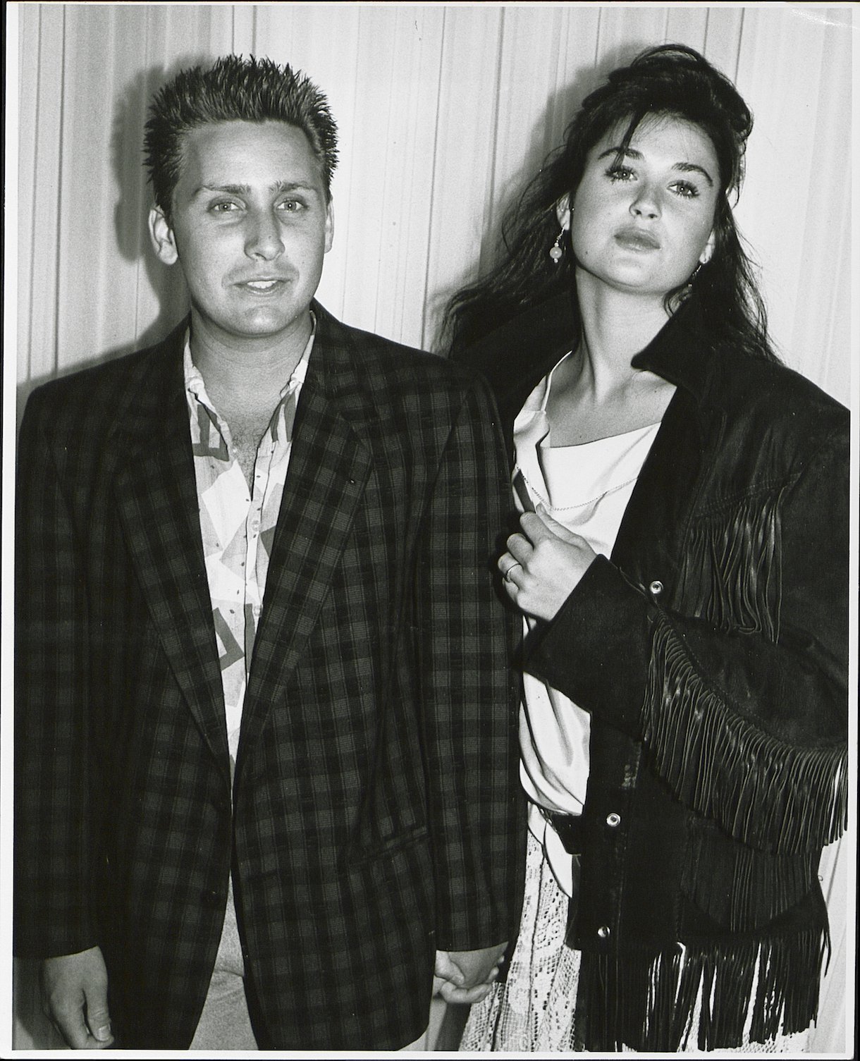 Demi Moore and Emilio Estevez