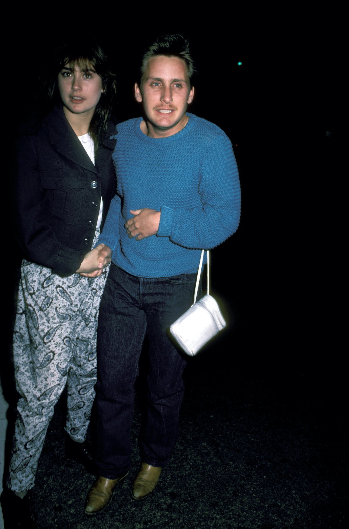 Demi Moore and Emilio Estevez