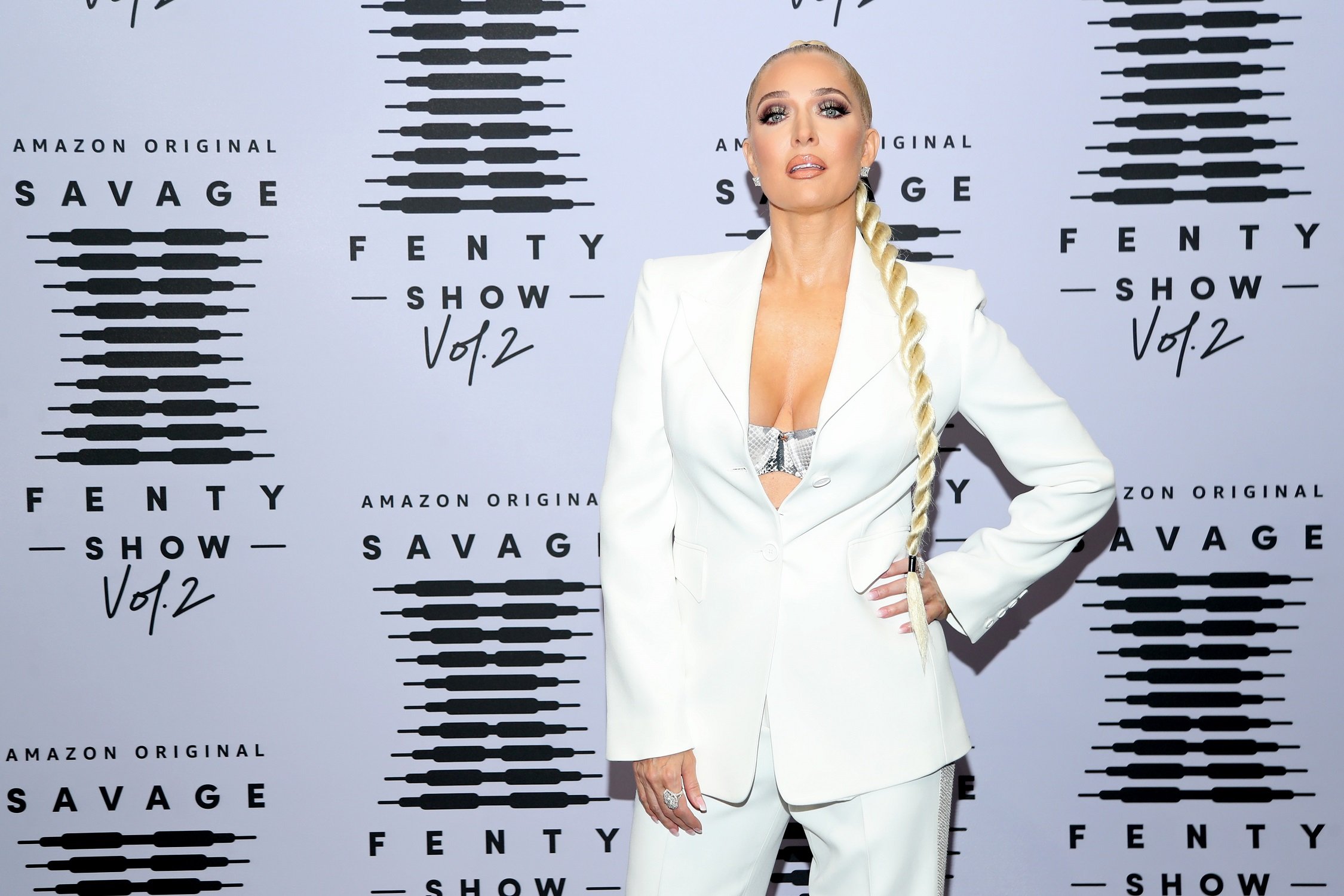 Erika Jayne attends Rihanna's Savage X Fenty Show Vol. 2 presented by Amazon Prime Video at the Los Angeles Convention Center