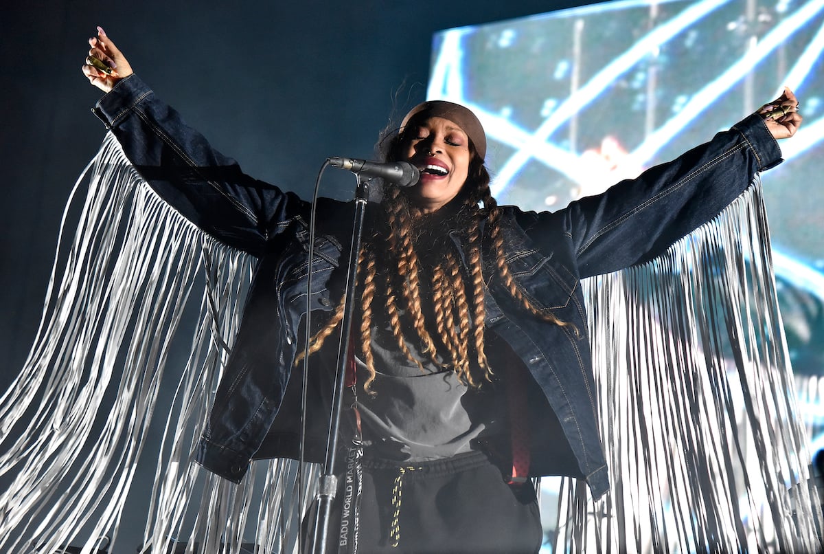 Erykah Badu performs during the Black on Both Sides 20th Anniversary concert at The Greek Theatre on October 25, 2019 in Berkeley, California | Tim Mosenfelder/Getty Images