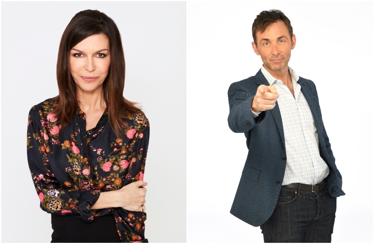 Finola Hughes and James Patrick Stuart