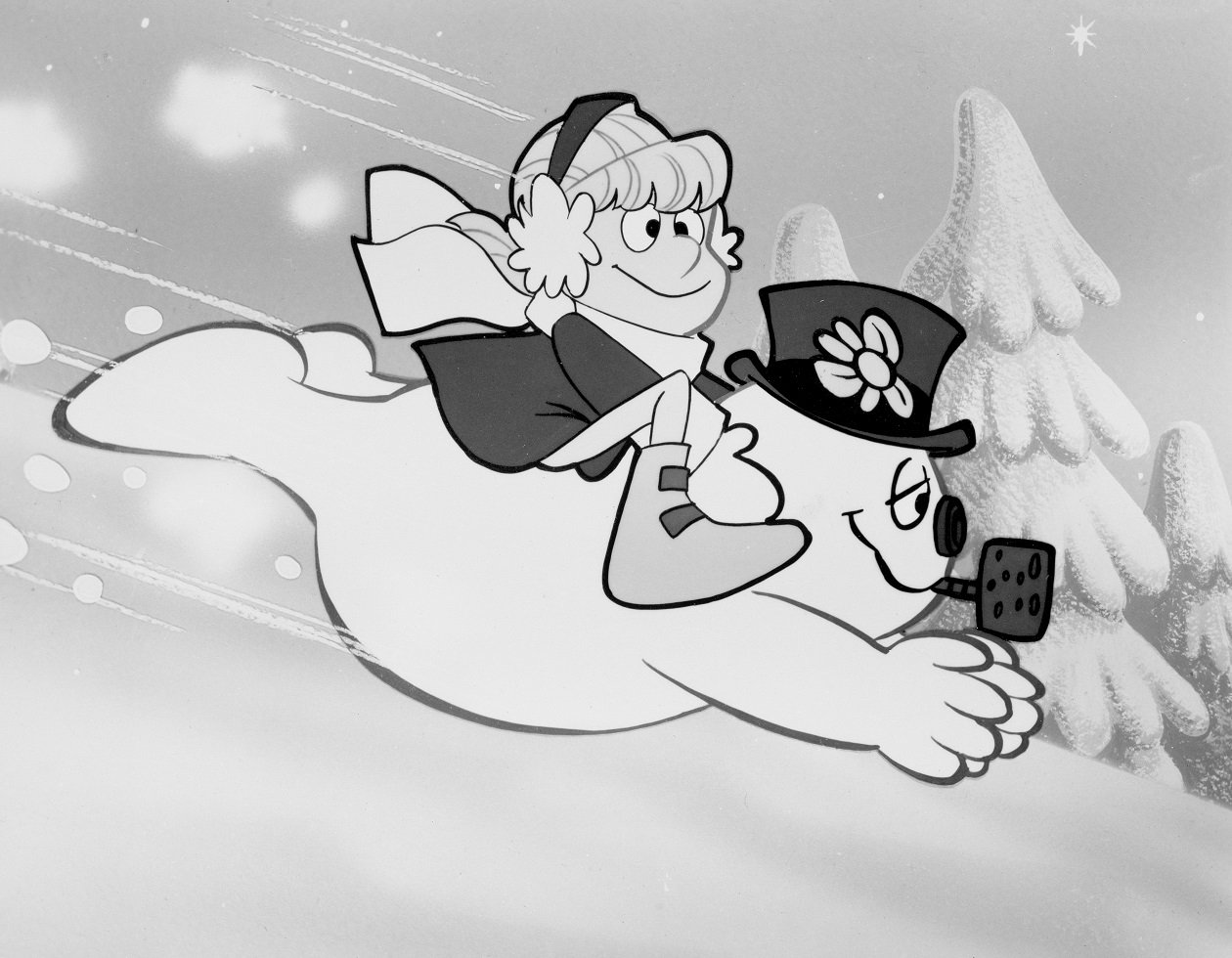 Still from the Frosty the Snowman movie