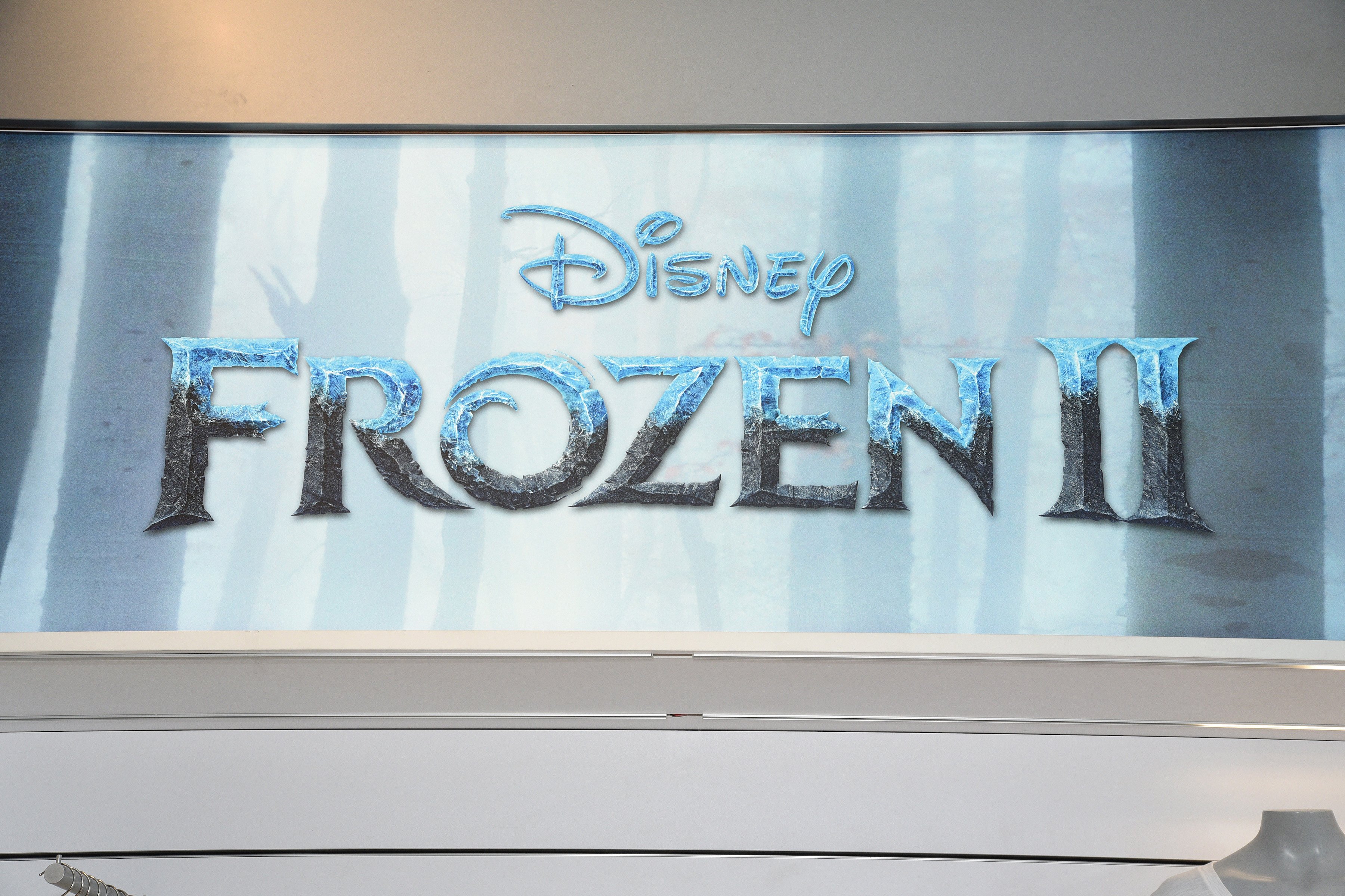 Title placard of  the Disney film 'Frozen 2'
