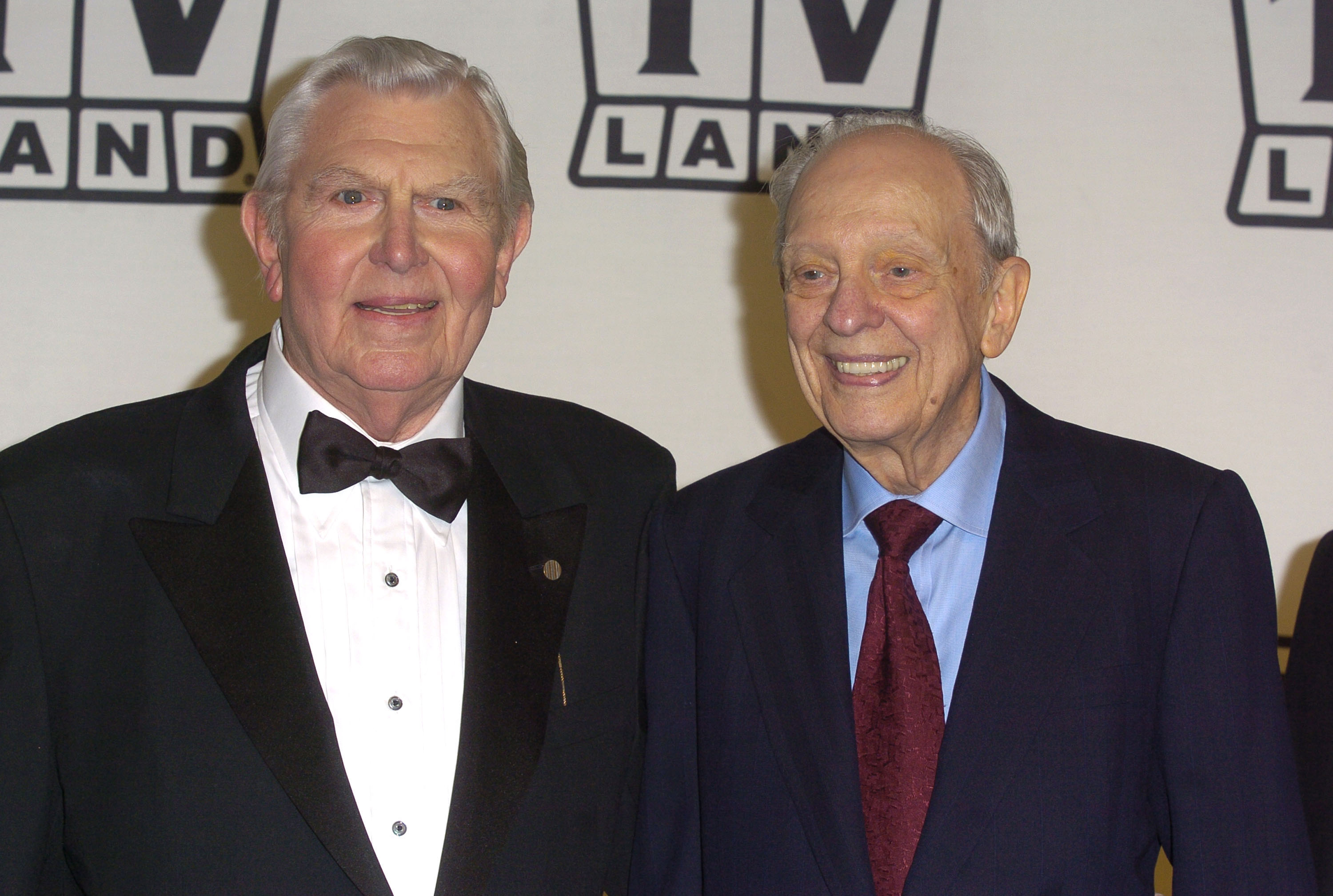 Andy Griffith, left, and Don Knotts in 2004