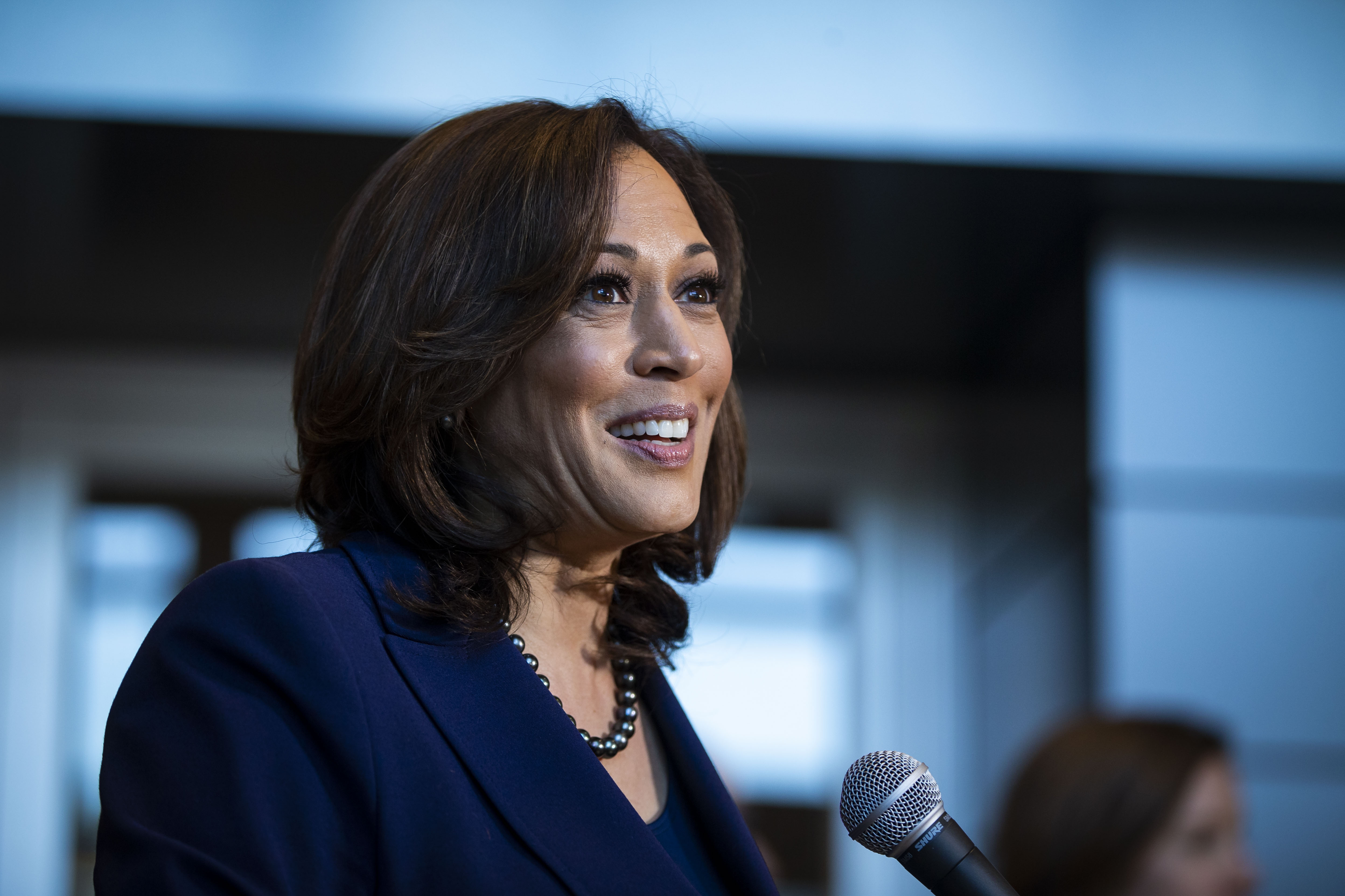 Democratic vice presidential candidate Kamala Harris