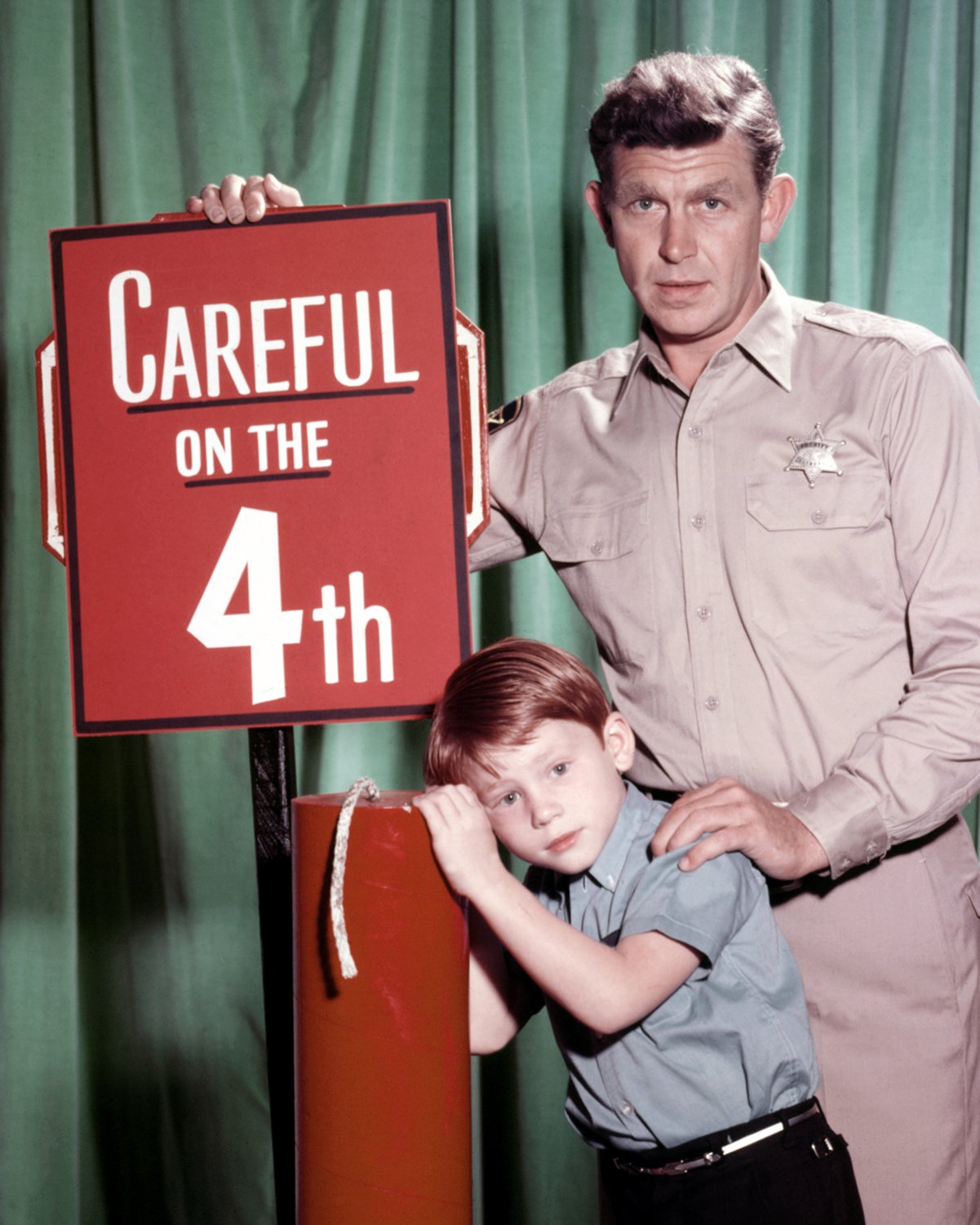 Andy Griffith and Ron Howard 