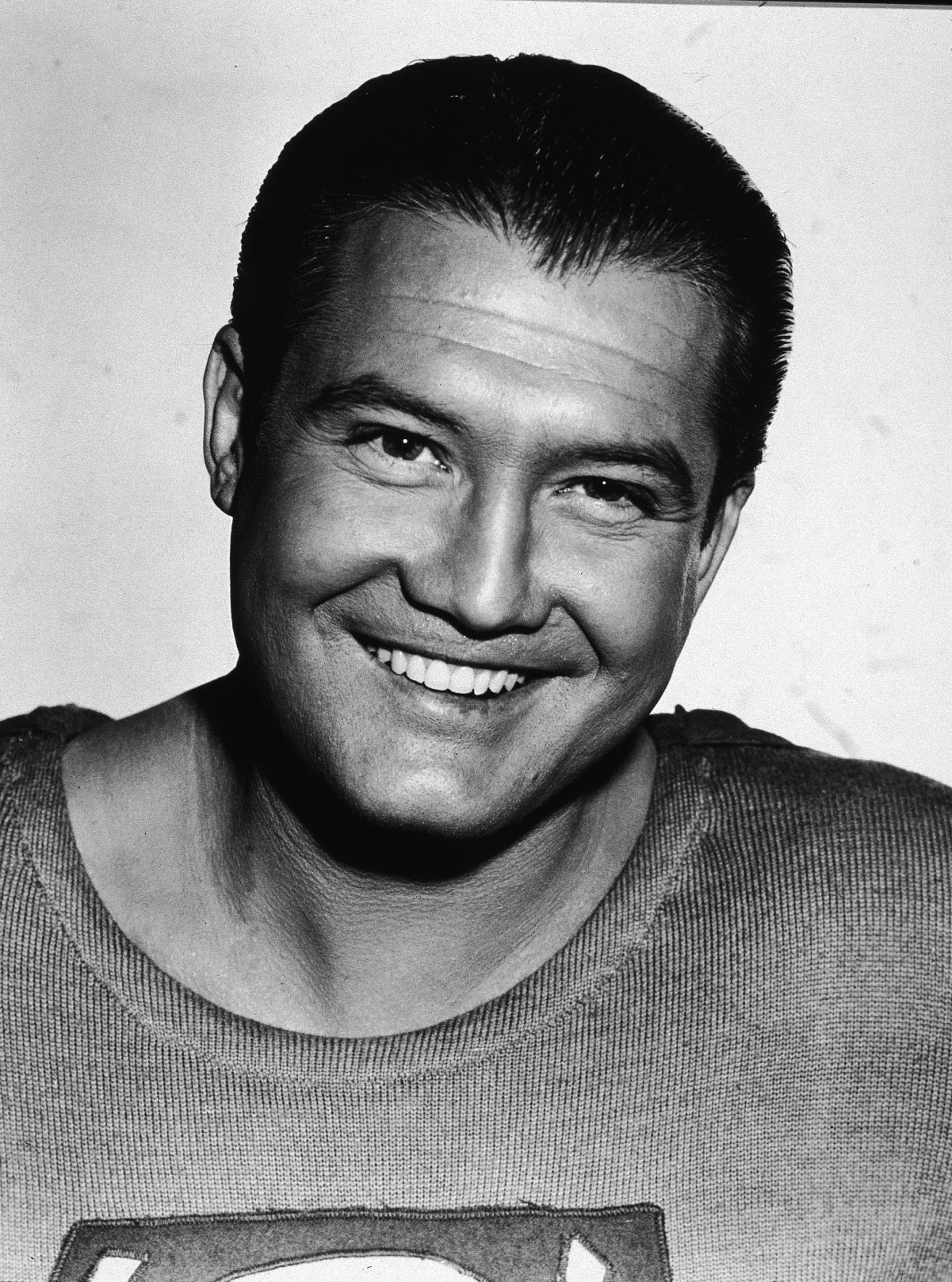 Actor George Reeves as Superman in 1952