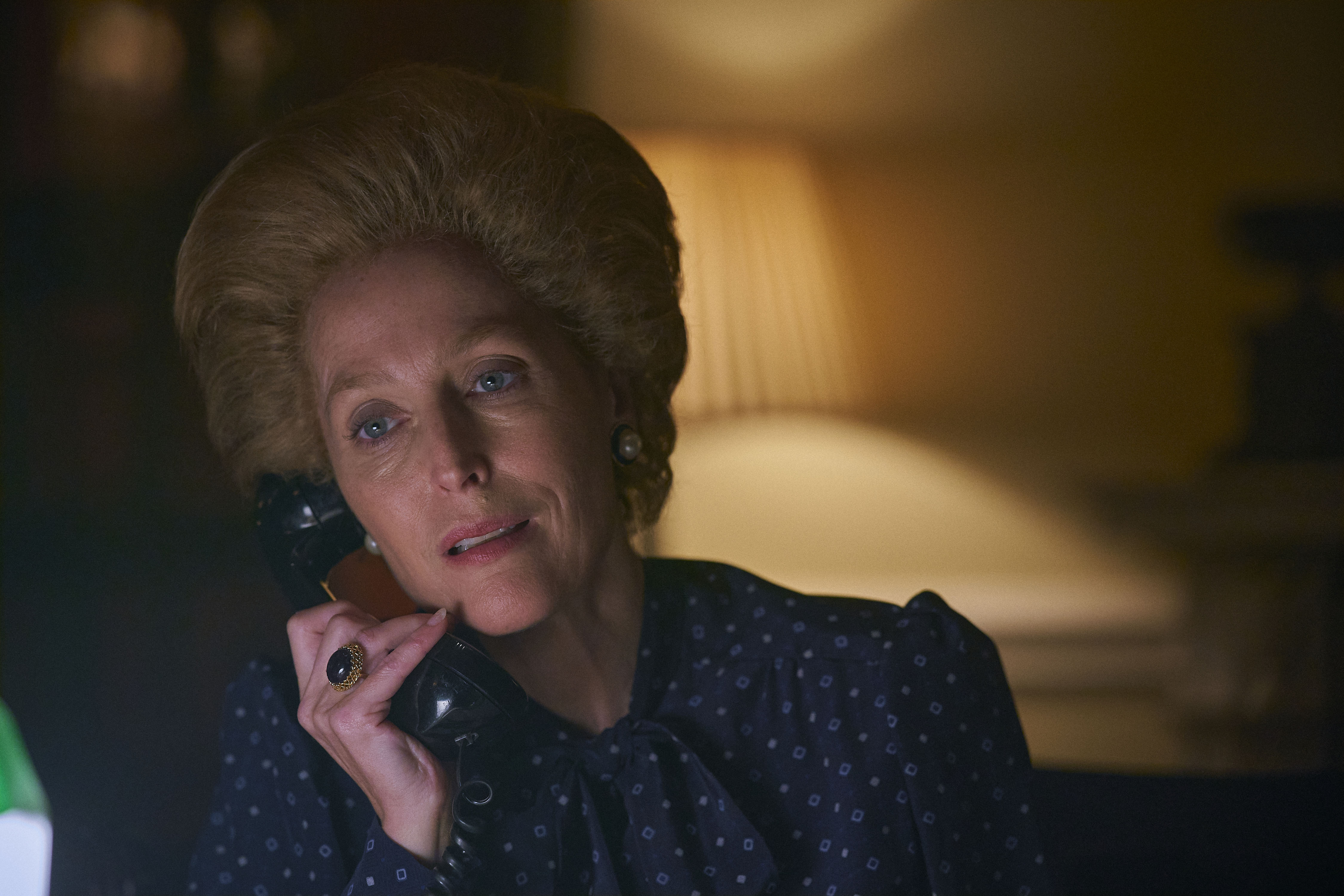 Gillian Anderson as Margaret Thatcher