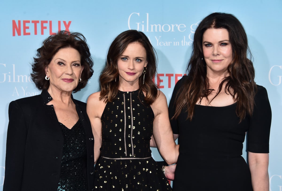 Kelly Bishop, Alexis Bledel, and Lauren Graham of 'Gilmore Girls'