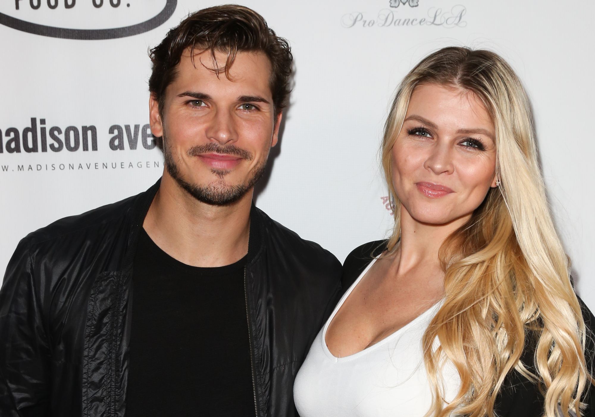 Gleb Savchenko (L) and Elena Samodanova (R) attend the 8th annual Miss Russian LA 2019