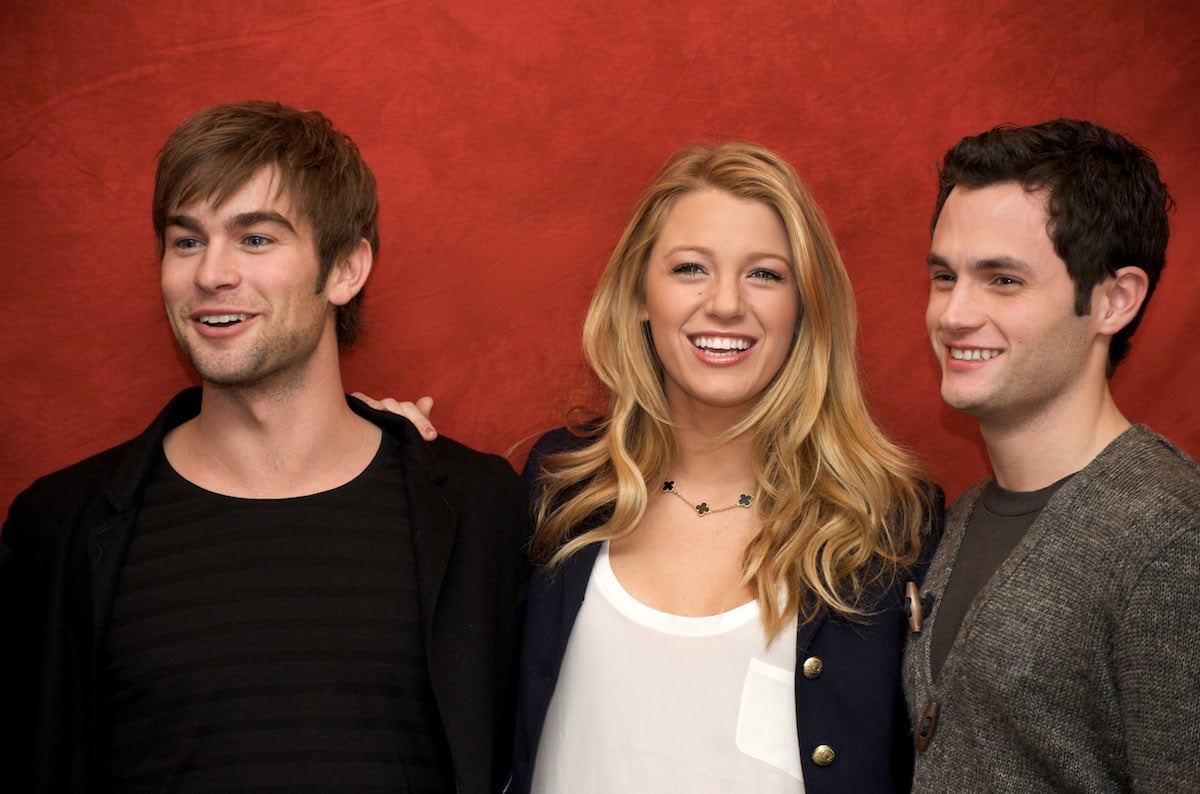 Chace Crawford, Blake Lively and Penn Badgley