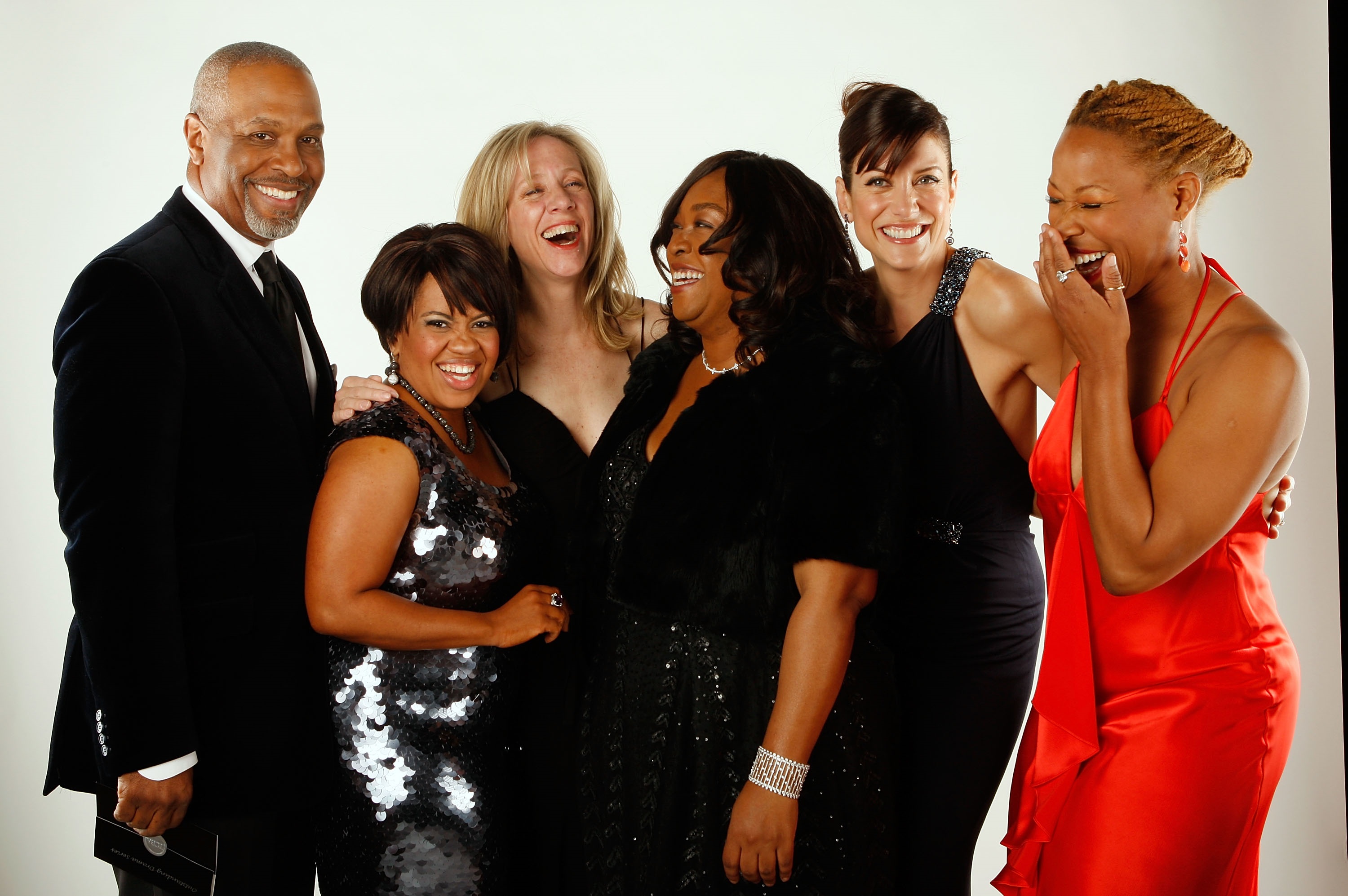 Cast and crew of 'Grey's Anatomy' James Pickens Jr., Chandra Wilson, Shonda Rhimes, Kate Walsh