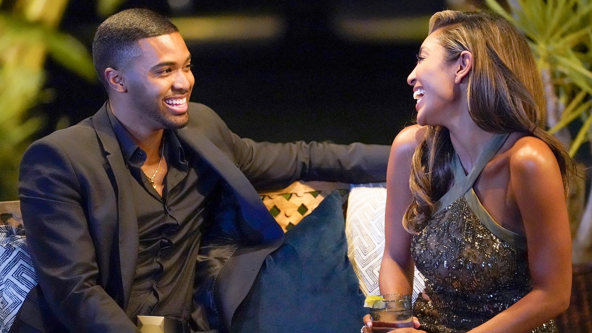 Ivan Hall and Tayshia Adams on 'The Bachelorette' 2020
