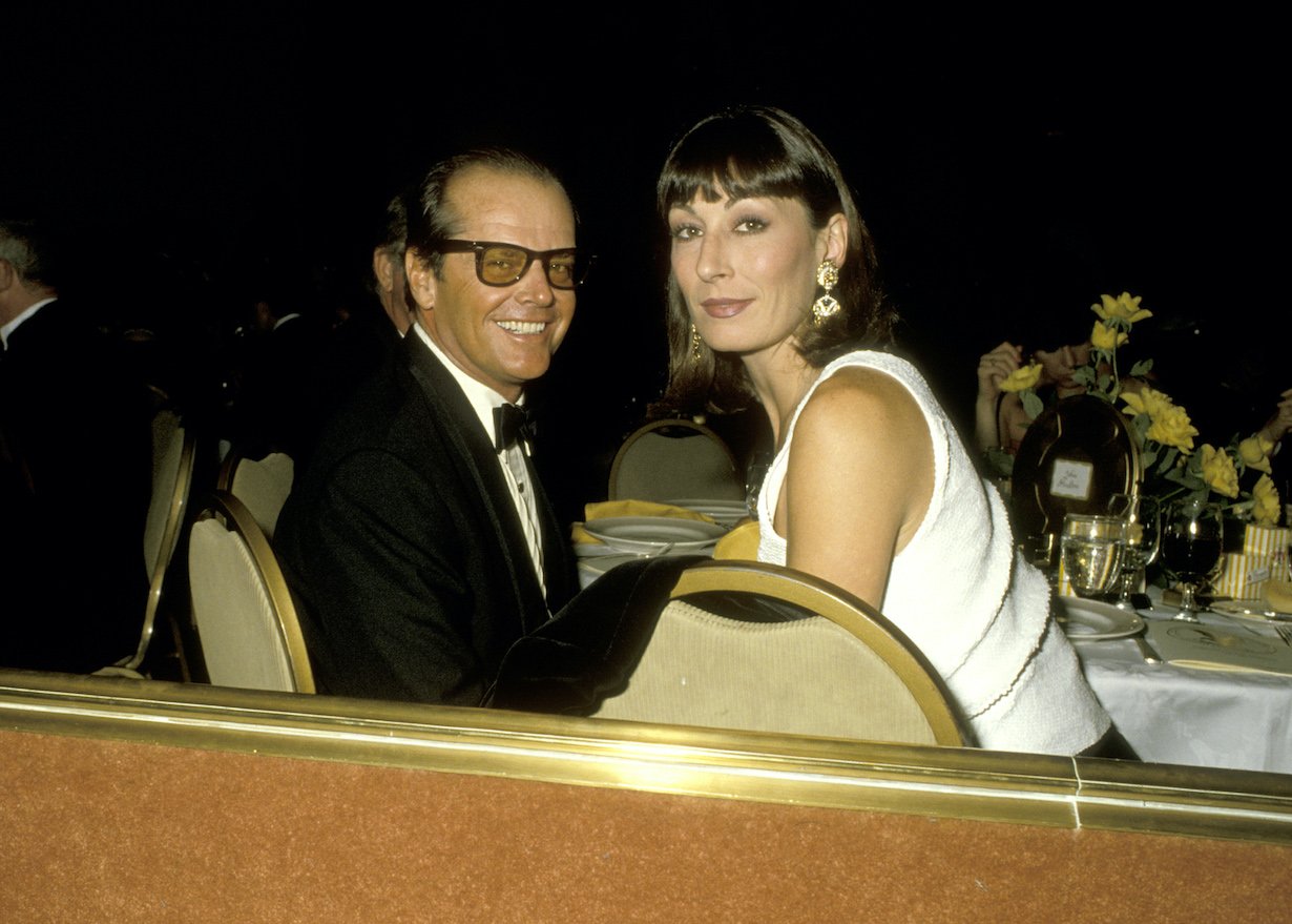 Jack Nicholson and Anjelica Huston