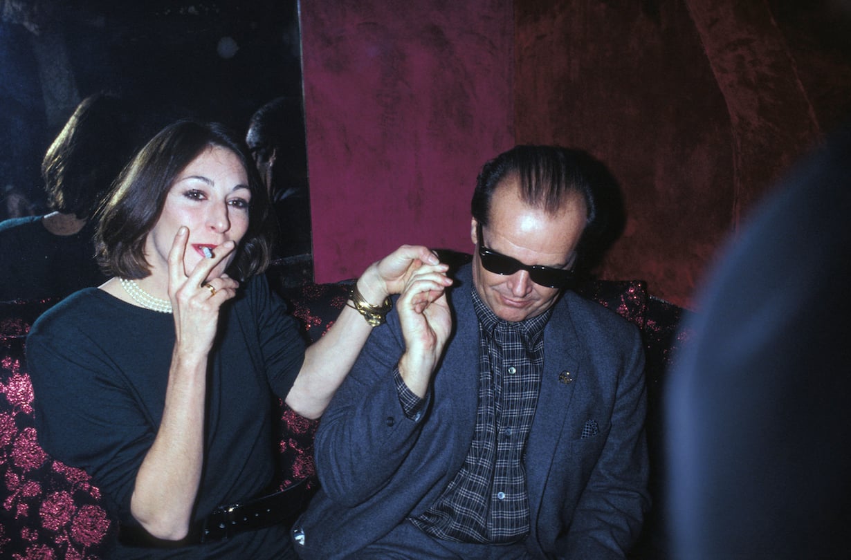 Jack Nicholson and Anjelica Huston