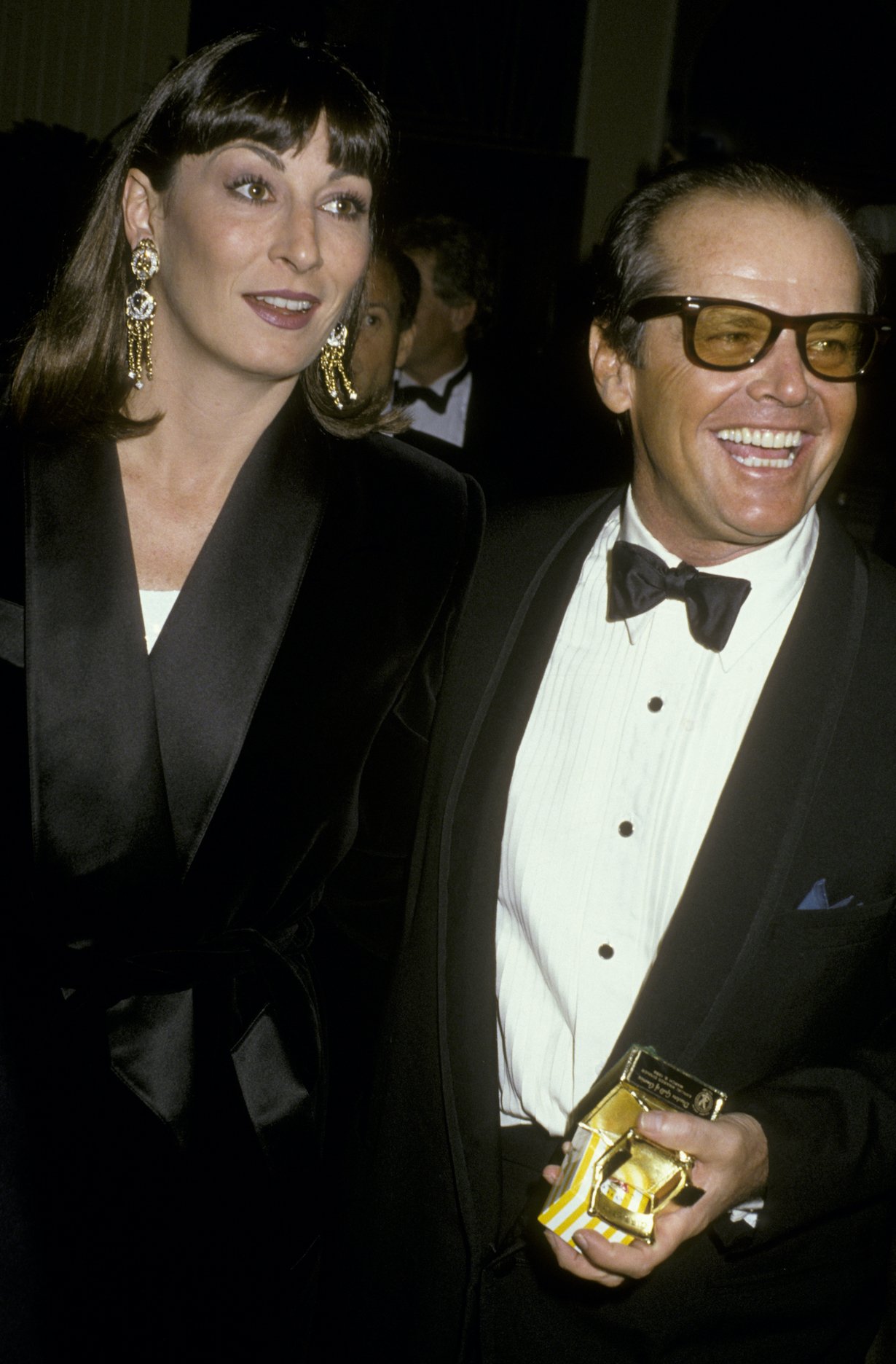 Jack Nicholson and Anjelica Huston attend 38th Annual Director's Guild of America Awards on March 8, 1986