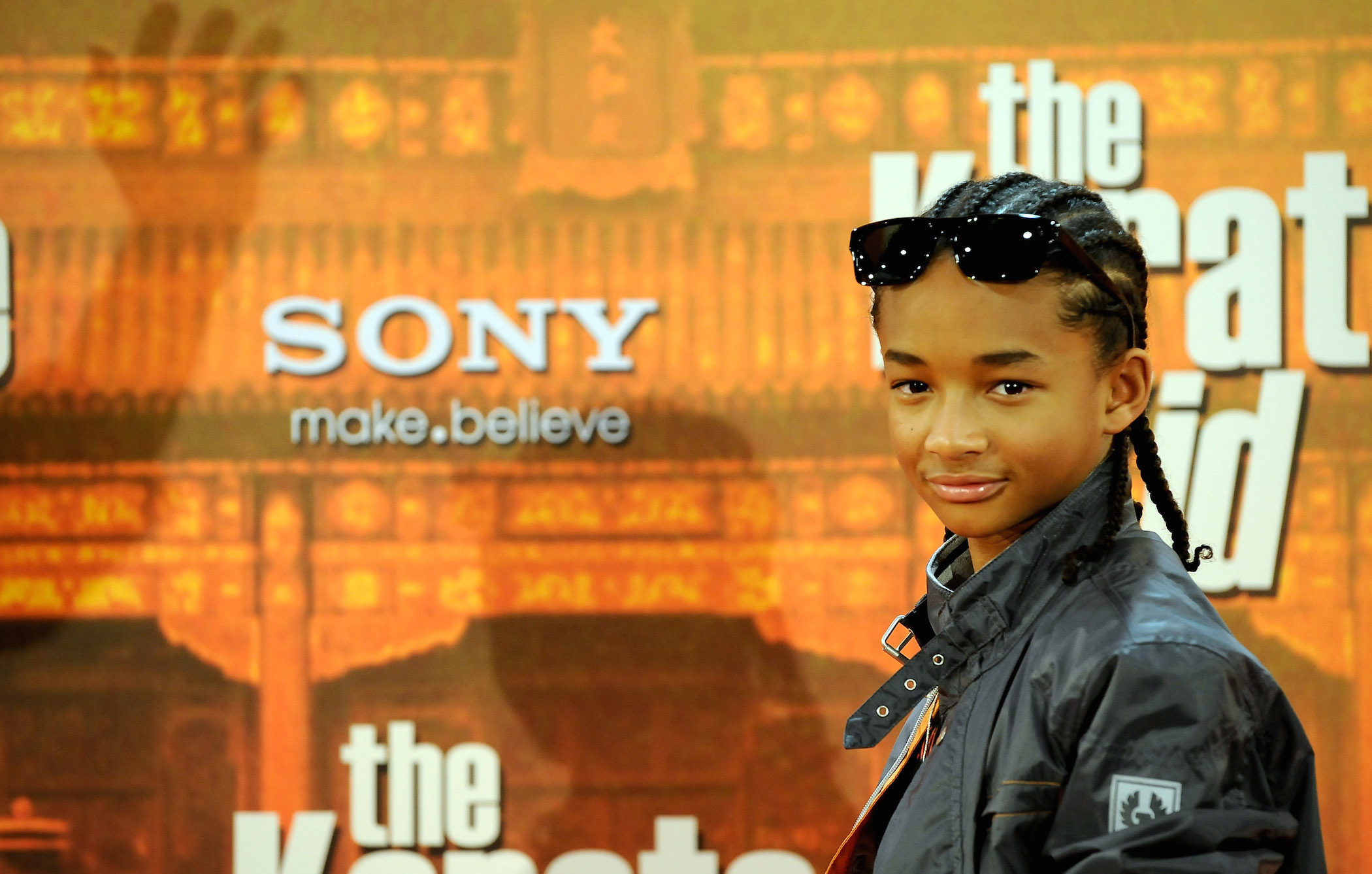 Jaden Smith attends ''The Karate Kid' photocall