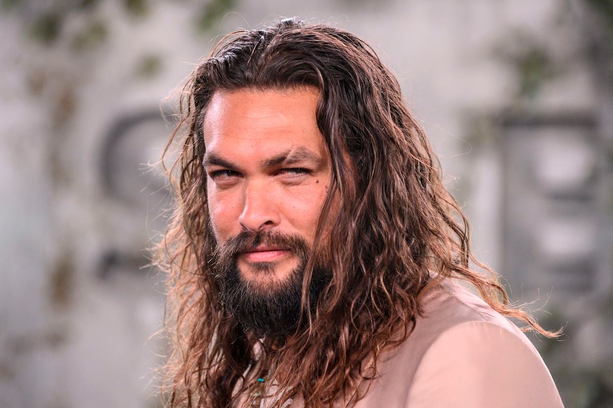 Jason Momoa arrives for Apple TV+ world premiere of "SEE" at the Fox Regency Village Theater in Los Angeles on October 21, 2019.