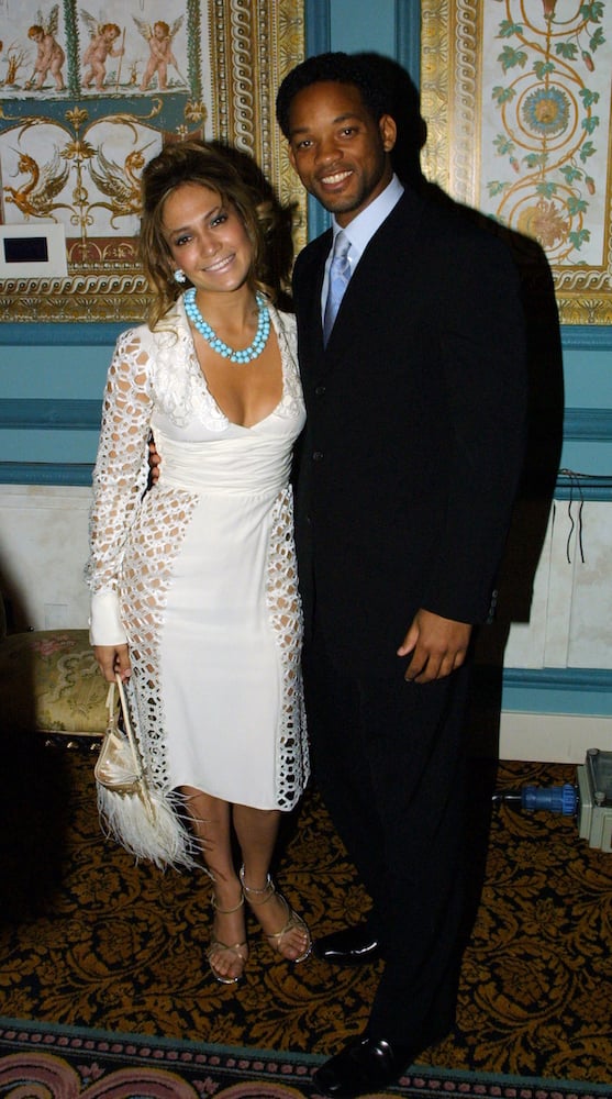 (L-R) Jennifer Lopez and Will Smith smiling