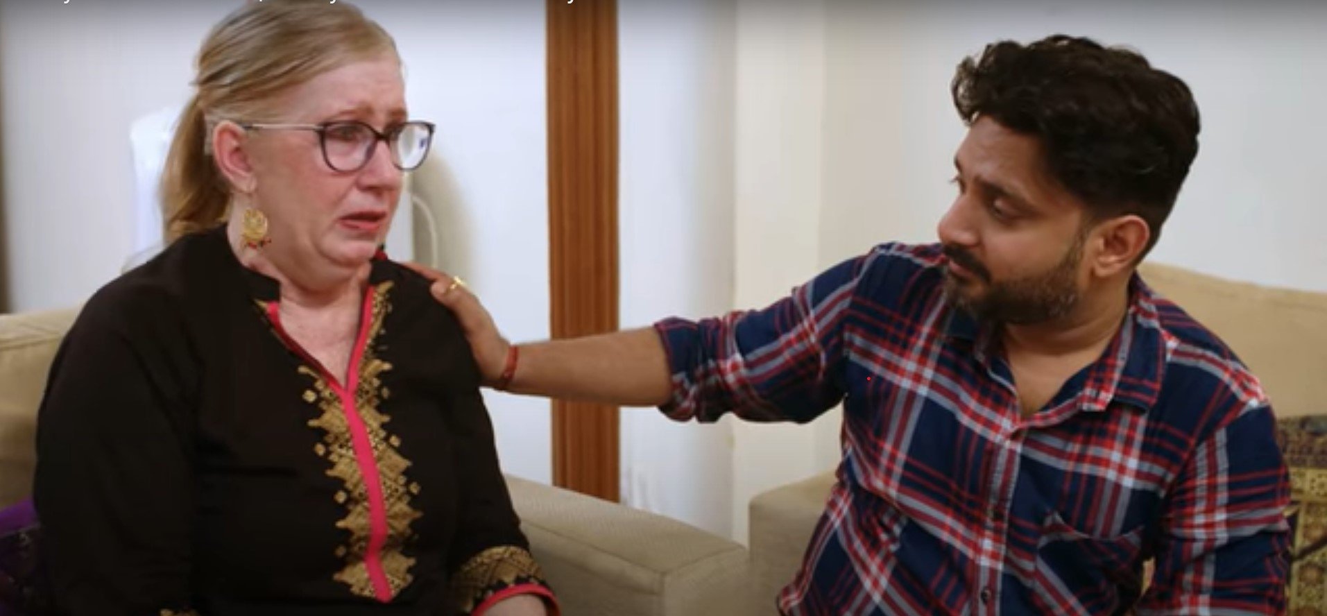 Jenny and Sumit on '90 Day Fiancé' -- Sumit consoles Jenny Slatten as she cries