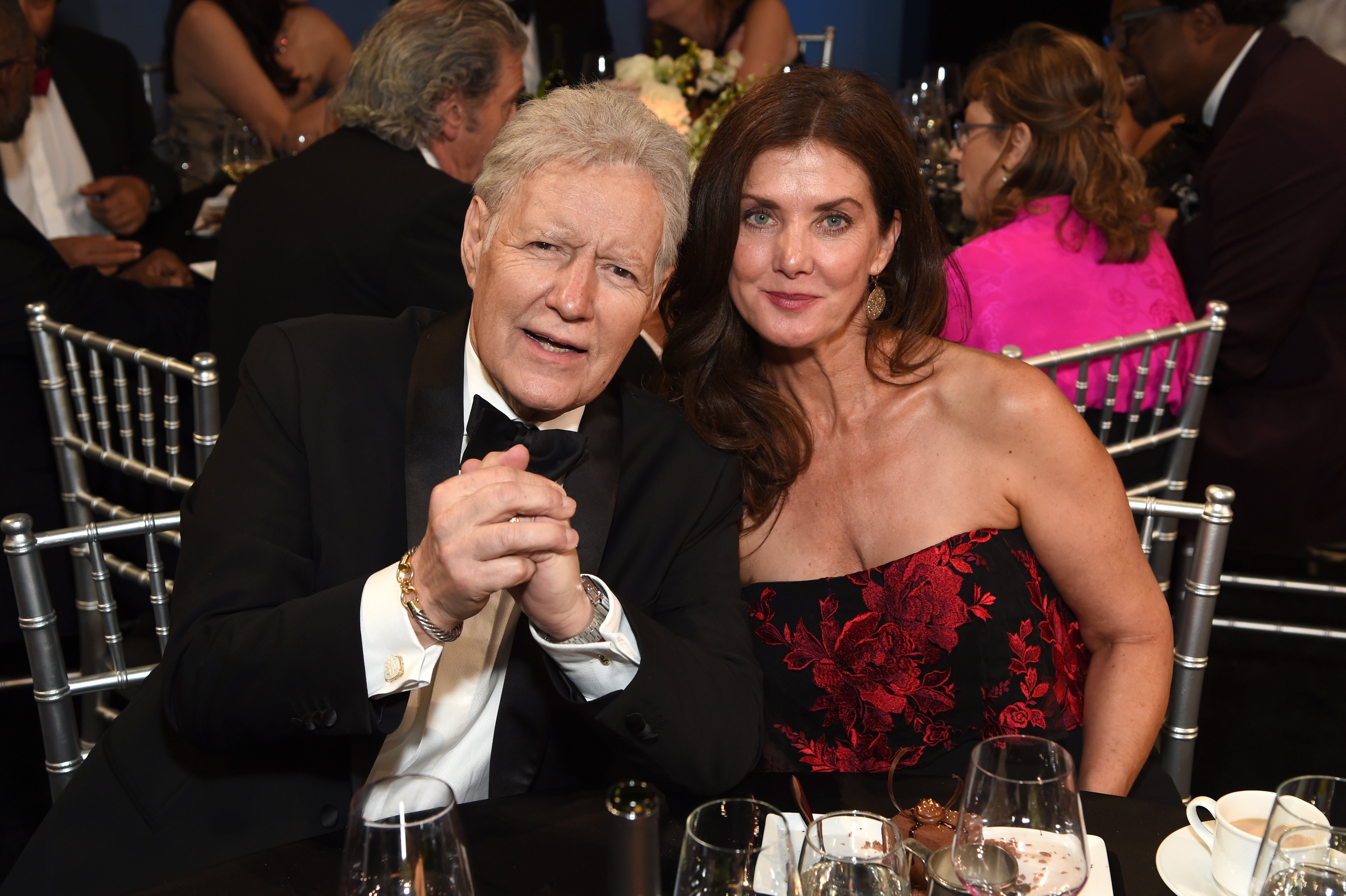 eopardy! host Alex Trebek and wife Jean Trebek attend the 47th AFI Life Achievement Award 