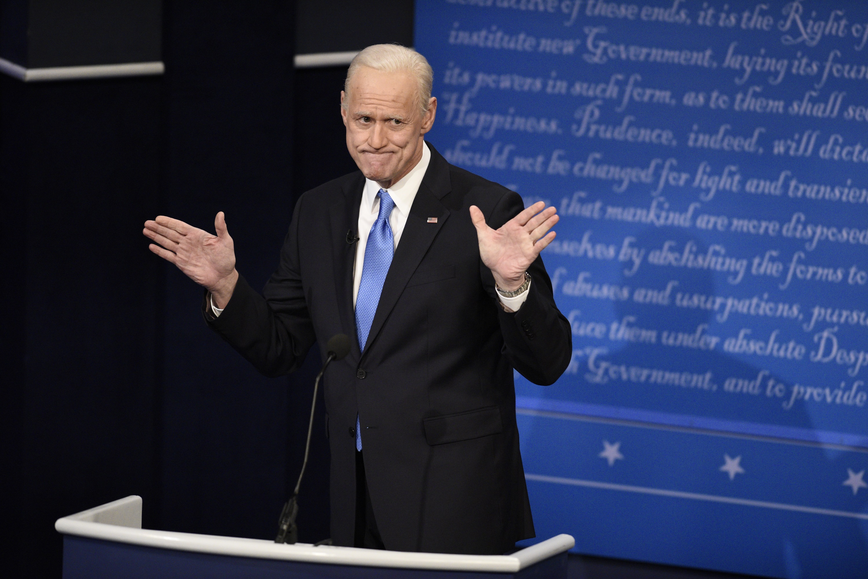 Jim Carrey portraying President-elect Joe Biden on 'Saturday Night Live'