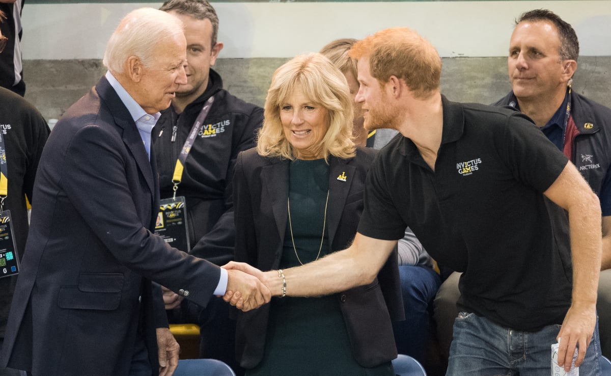 Joe Biden Jill Biden Prince Harry