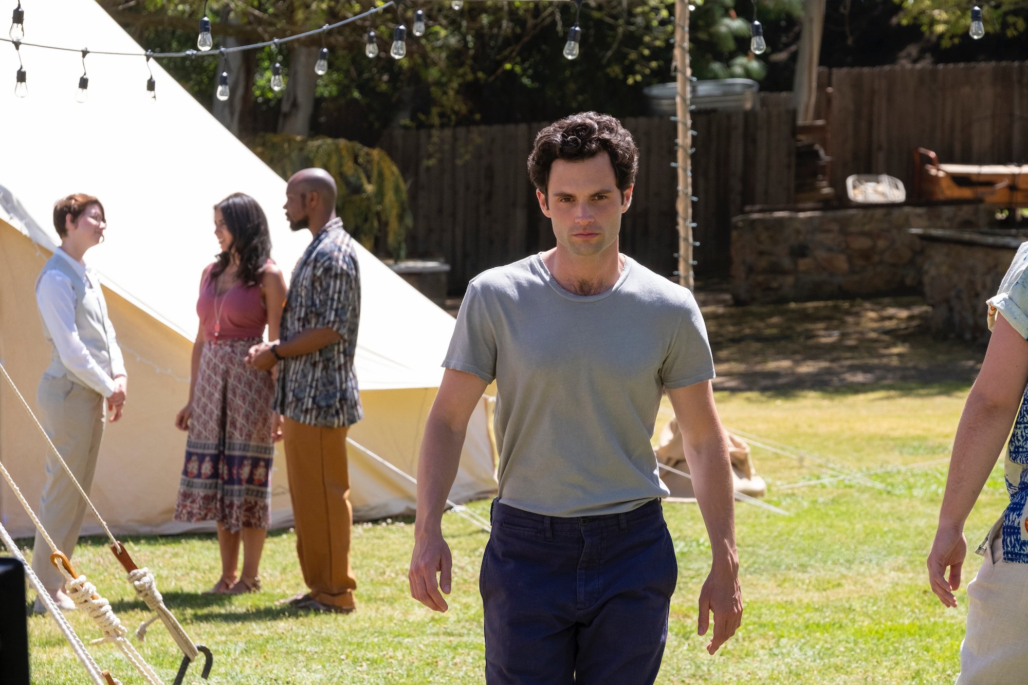 Penn Badgley as Joe on You felt conflicted to play such a horrible character.