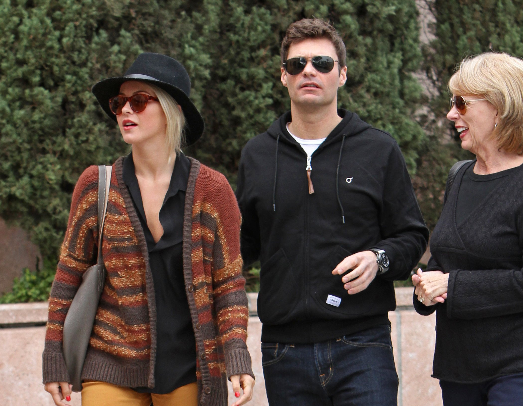 Ryan Seacrest and Julianne Hough are seen on Dec. 23, 2012