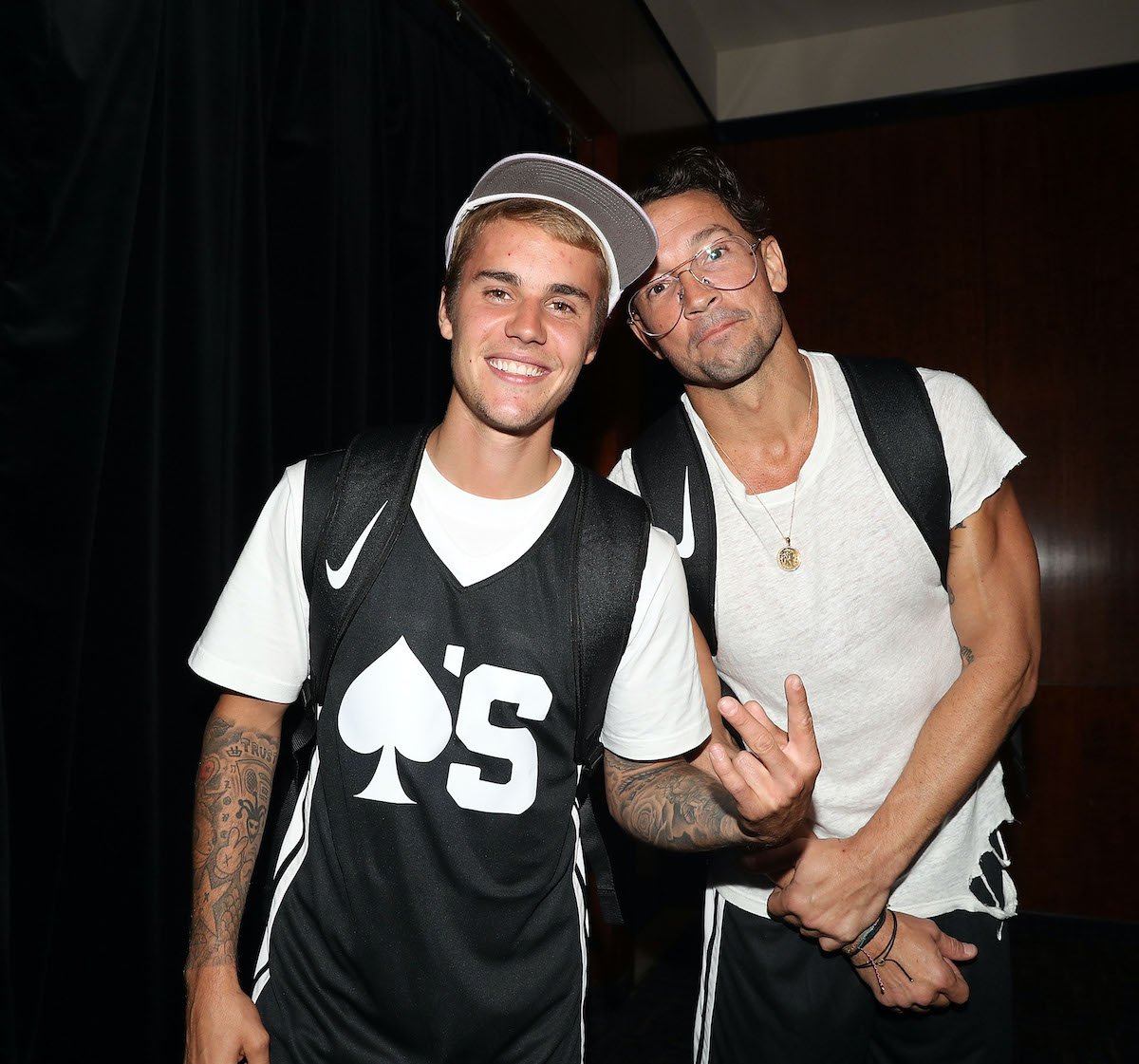 Justin Bieber and Carl Lentz