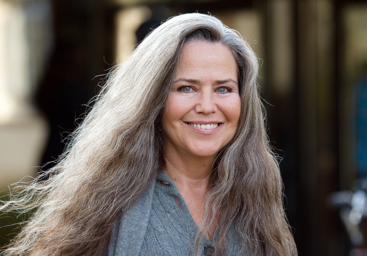 Koo Stark, former girlfriend of Britain's Prince Andrew, leaves Isleworth Crown Court in Isleworth