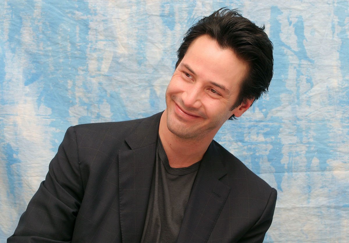 Keanu Reeves at an event for 'The Matrix: Revolutions'