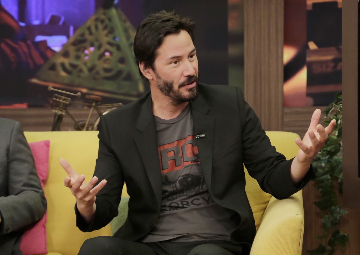 Keanu Reeves at Univision Headquarters