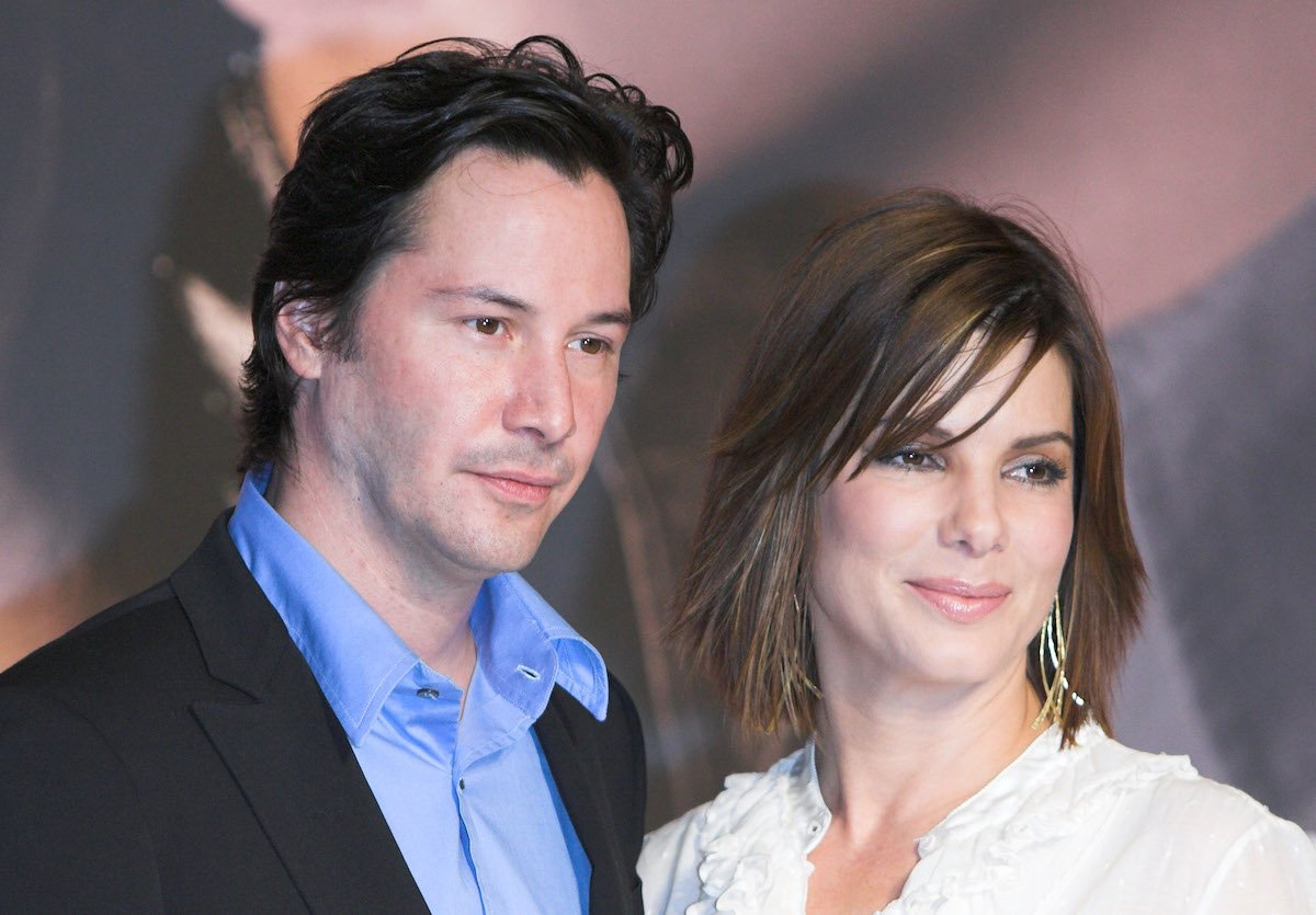 Keanu Reeves and Sandra Bullock