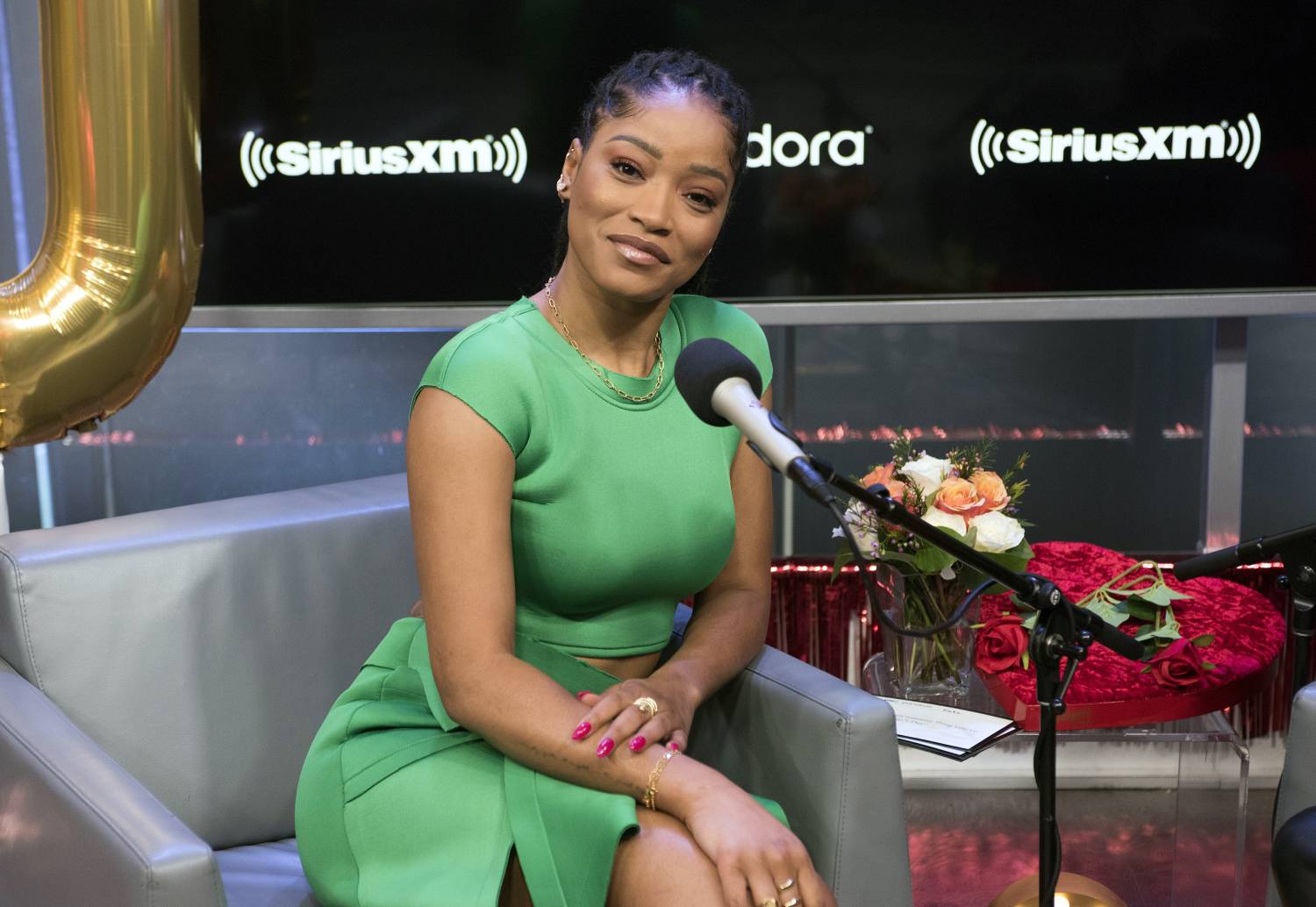 Keke Palmer visits SiriusXM Studios on February 10, 2020 in New York City.
