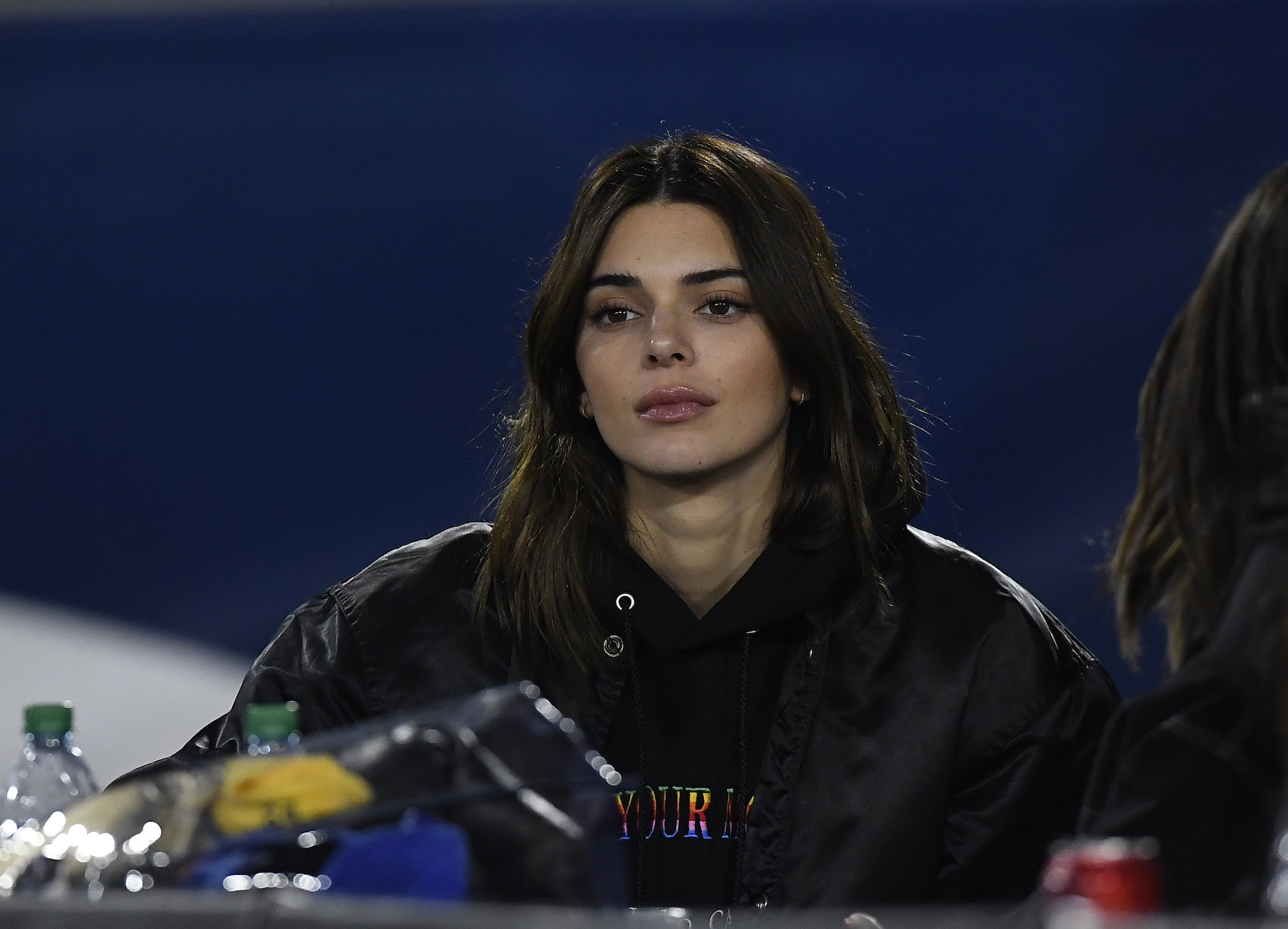 Kendall Jenner attends a football game 