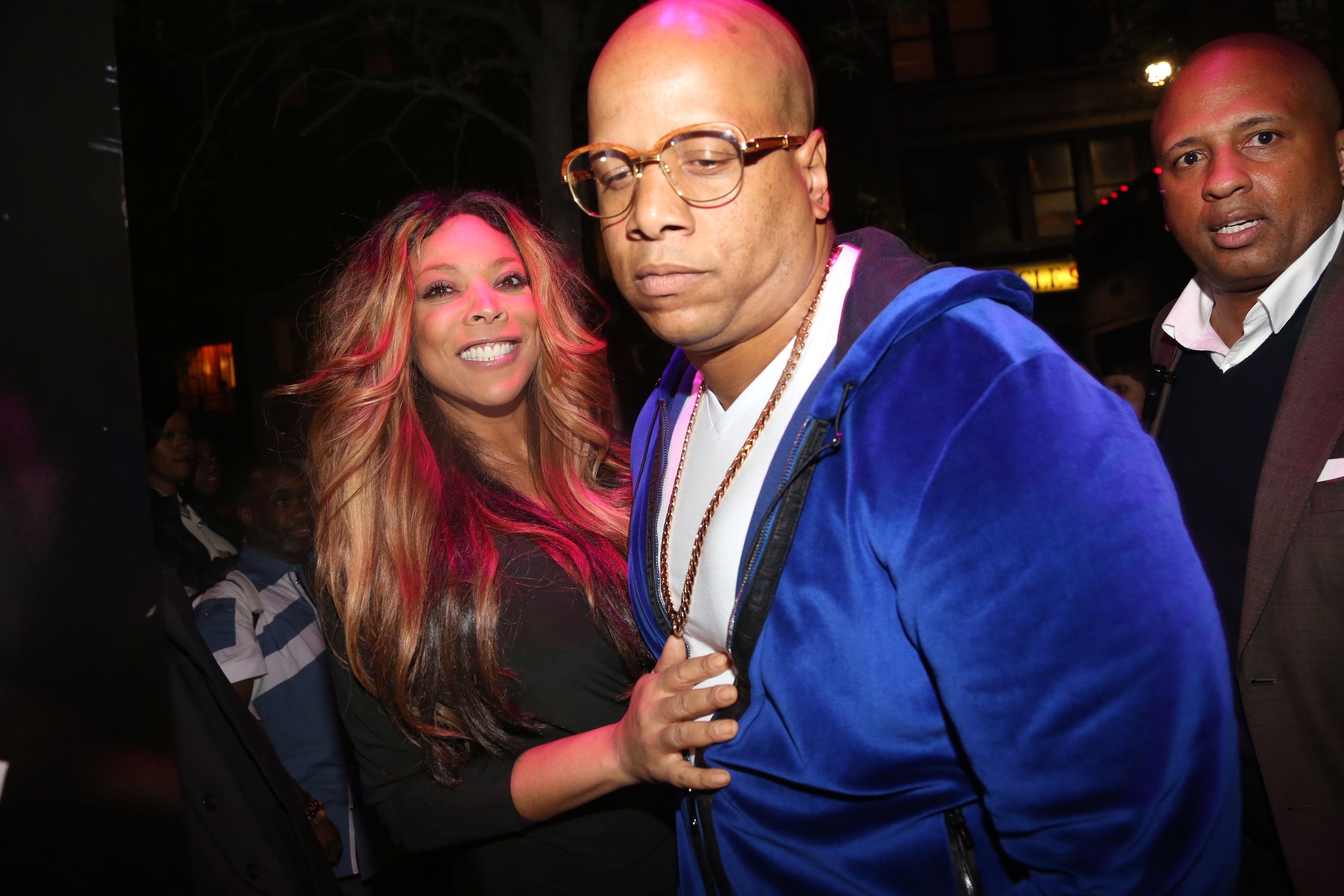 Wendy Williams, Hunter Kevin and Carlos Narcisse attend the "Ask Wendy" Book Release Party at Pink Elephant on May 9, 2013 in New York City.