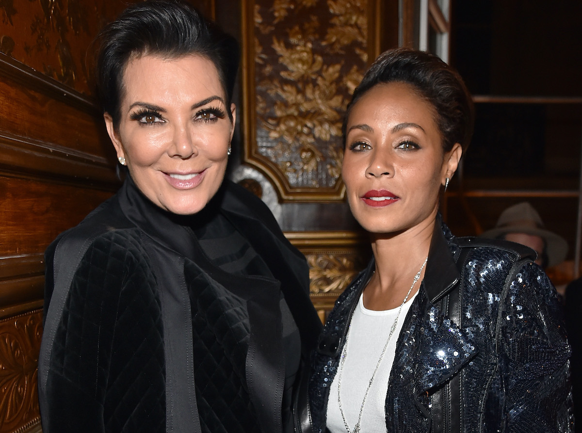 Kris Jenner and Jada Pinkett Smith at the Balmain aftershow party as part of Paris Fashion Week Womenswear Spring/Summer 2016 | Jacopo Raule/Getty Images for Balmain