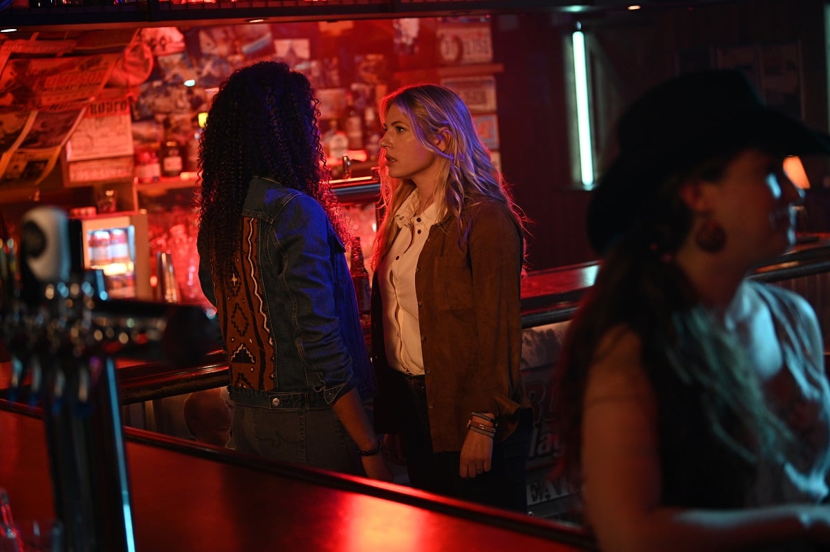 Katheryn Winnick and Kylie Bunbury on 'Big Sky' 