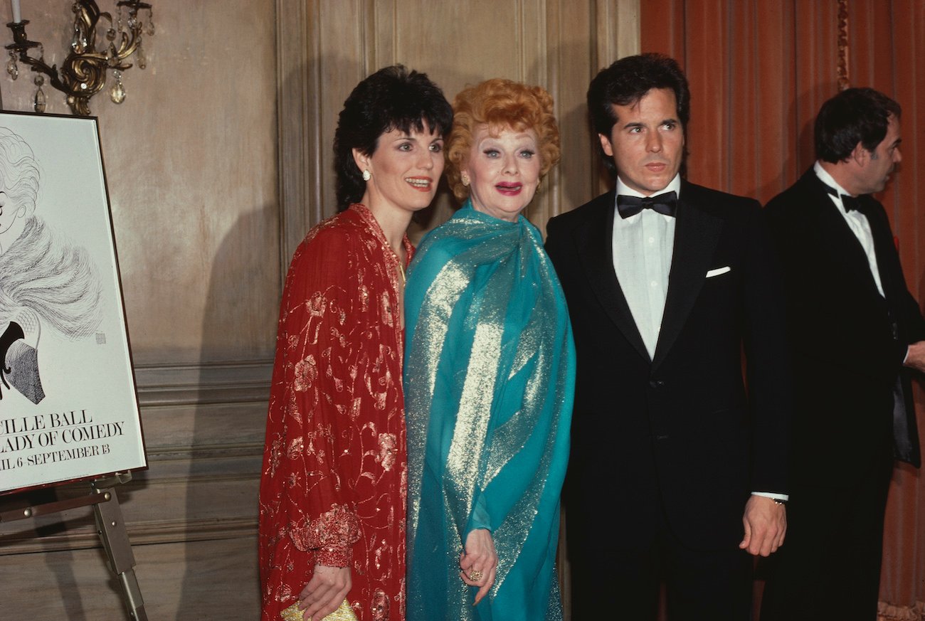 Lucie Arnaz, Lucille Ball, and Desi Arnaz Jr.