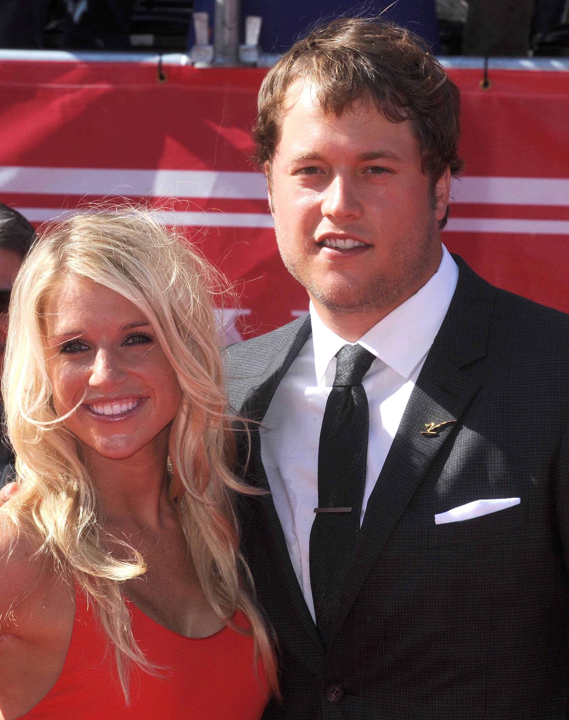 Matthew Stafford and then-Kelly Hall at ESPYS