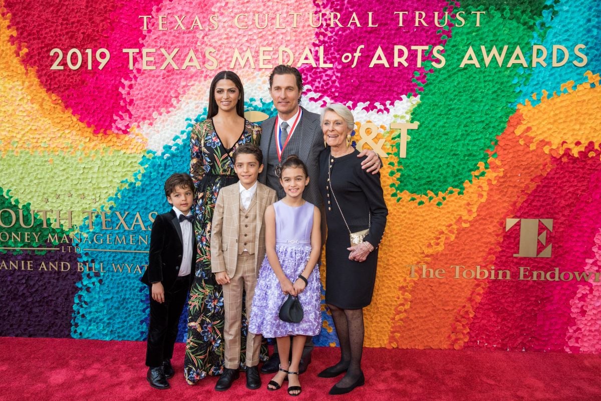 Matthew McConaughey and family
