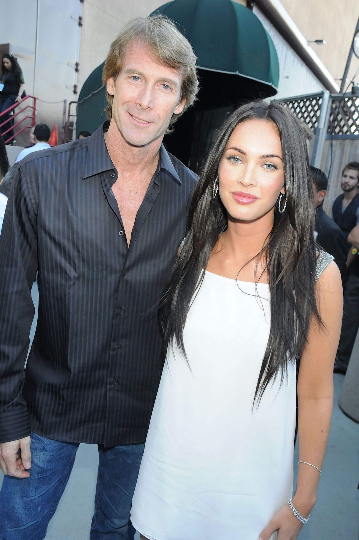 Michael Bay and Megan Fox attend the 2008 MTV Movie Awards