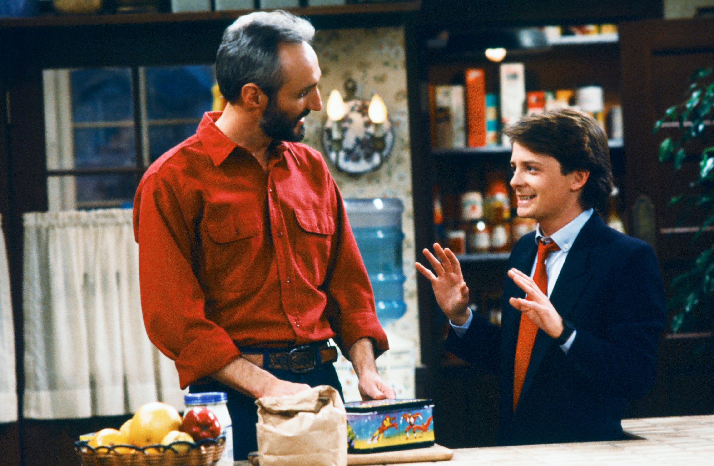 Michael J. Fox and Michael Gross