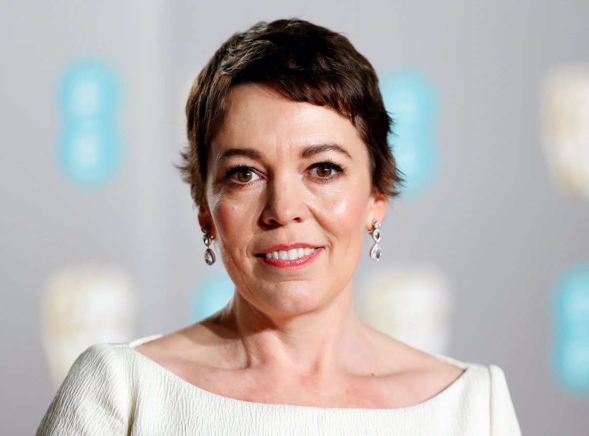 Olivia Colman at the EE British Academy Film Awards