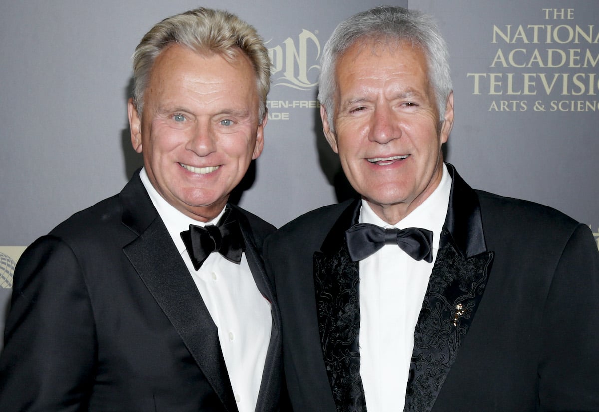 Pat Sajak and Alex Trebek at the 44th Annual Daytime Creative Arts Emmy Awards in 2017 | Jerritt Clark/WireImage